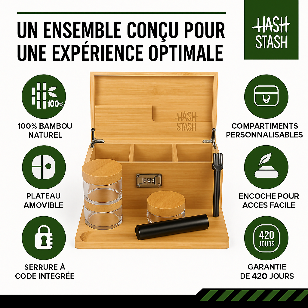 HashStash – La Boîte Ultime pour Conserver avec Style